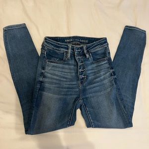 American eagle high-rise jeggings size 2